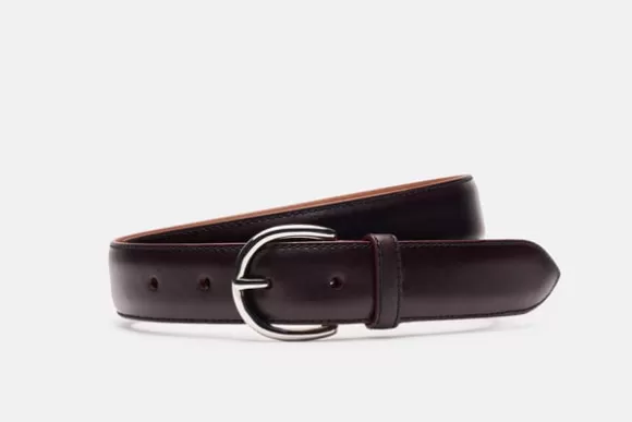 MORJAS Ceintures*The Belt BurgundyCalf