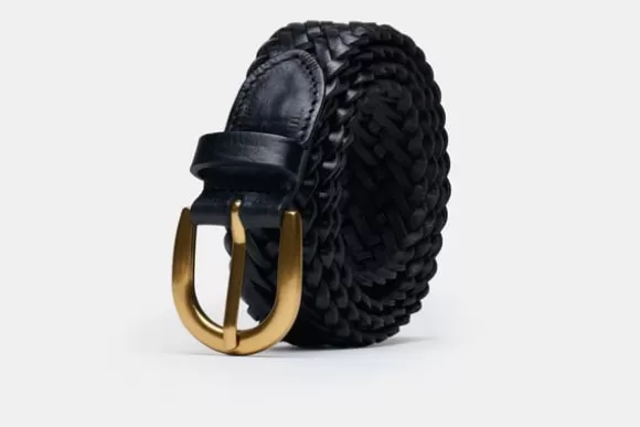 MORJAS Ceintures*The Belt BlackBraided