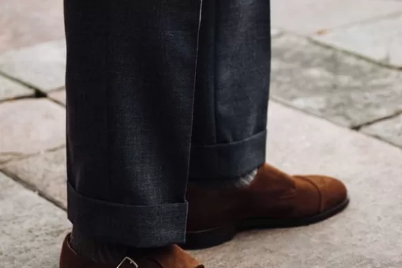 MORJAS Monk Straps*The Double Monkstrap MediumBrownSuede