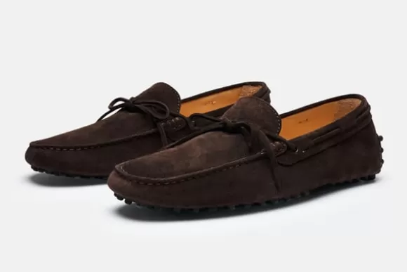 MORJAS Mocassin Driver*The Driving Shoe BrownSuede