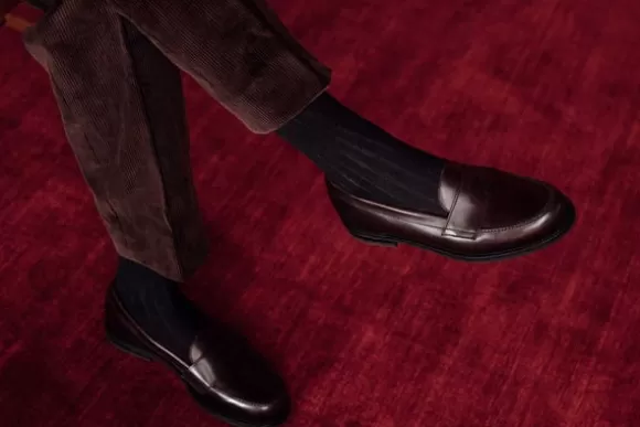 MORJAS Mocassins*The Ivy Loafer BurgundyCalf