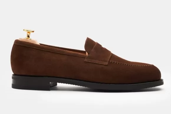 MORJAS Mocassins*The Penny Loafer MediumBrownSuede