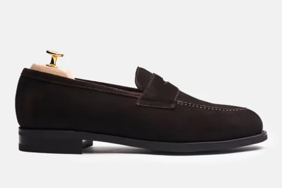 MORJAS Mocassins*The Penny Loafer BrownSuede