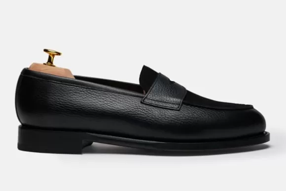 MORJAS Mocassins*The Penny Loafer BlackGrainu&BlackSuede