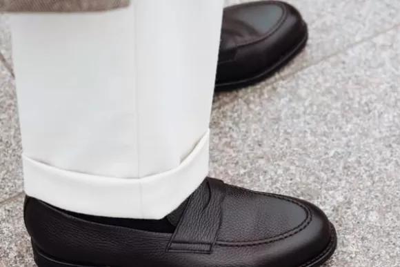 MORJAS Mocassins*The Penny Loafer BrownGrain