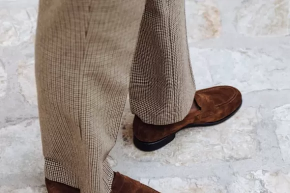 MORJAS Mocassins*The Penny Loafer MediumBrownSuede