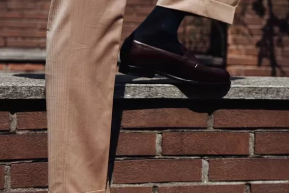 MORJAS Mocassins*The Penny Loafer BurgundyCalf