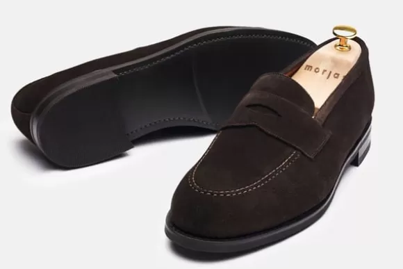 the_penny_loafer_2-5.webp MORJAS Mocassins*The Penny Loafer BrownSuede