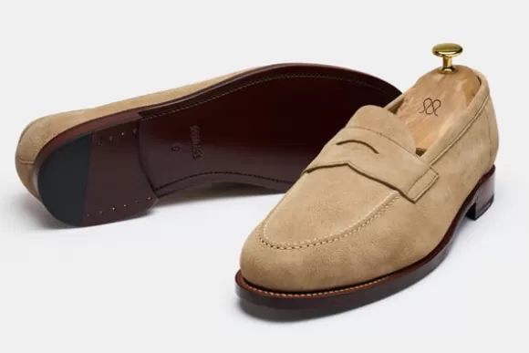 the_penny_loafer_2.webp MORJAS Mocassins*The Penny Loafer SandSuede