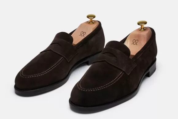 the_penny_loafer_3-2.webp MORJAS Mocassins*The Penny Loafer BrownSuede