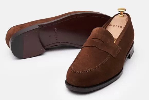 the_penny_loafer_4-13.webp MORJAS Mocassins*The Penny Loafer MediumBrownSuede