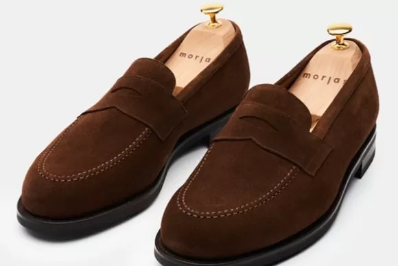 the_penny_loafer_4-4.webp MORJAS Mocassins*The Penny Loafer MediumBrownSuede