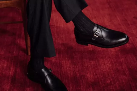 MORJAS Monk Straps*The Single Monkstrap BlackCalf