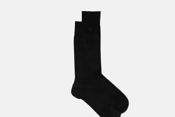 MORJAS Chaussettes*The Sock BlackRibbed