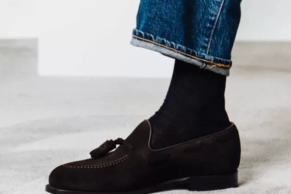 MORJAS Mocassins*The Tassel Loafer BrownSuede